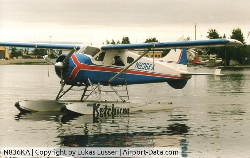 N836KA, 1954 De Havilland Canada DHC-2 Beaver Mk.I (L20A) C/N 604, Slow Taxi on Lake Hood