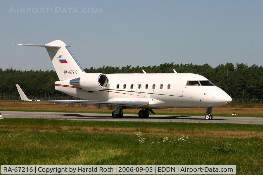 RA-67216, 2003 Bombardier Challenger 604 (CL-600-2B16) C/N 5567, Canadair CL-600-2 B16 Challenger 604