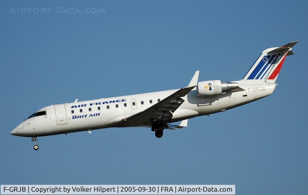 F-GRJB, 1995 Canadair CRJ-100ER (CL-600-2B19) C/N 7076, Bombardier CRJ 100ER