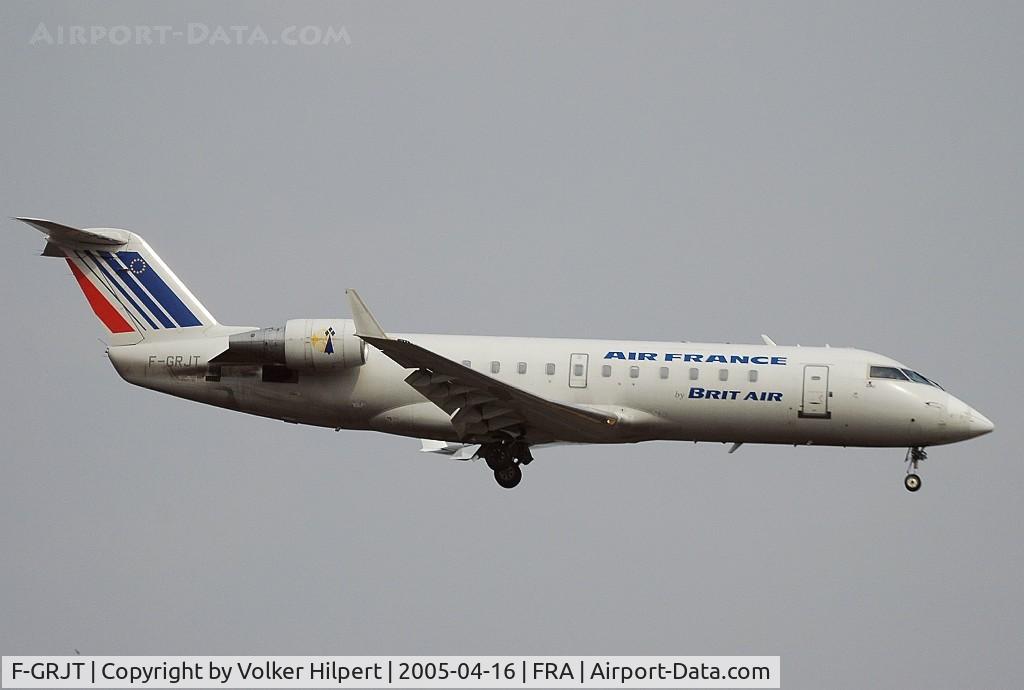 F-GRJT, 2000 Canadair CRJ-100ER (CL-600-2B19) C/N 7389, Bombardier CRJ 100ER