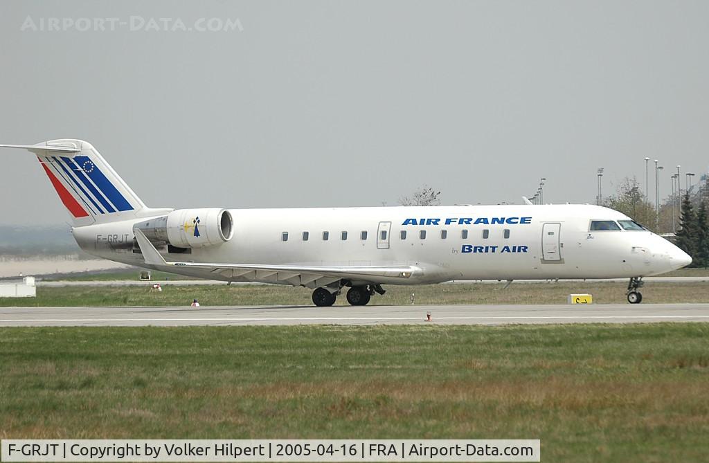 F-GRJT, 2000 Canadair CRJ-100ER (CL-600-2B19) C/N 7389, Bombardier CRJ 100ER