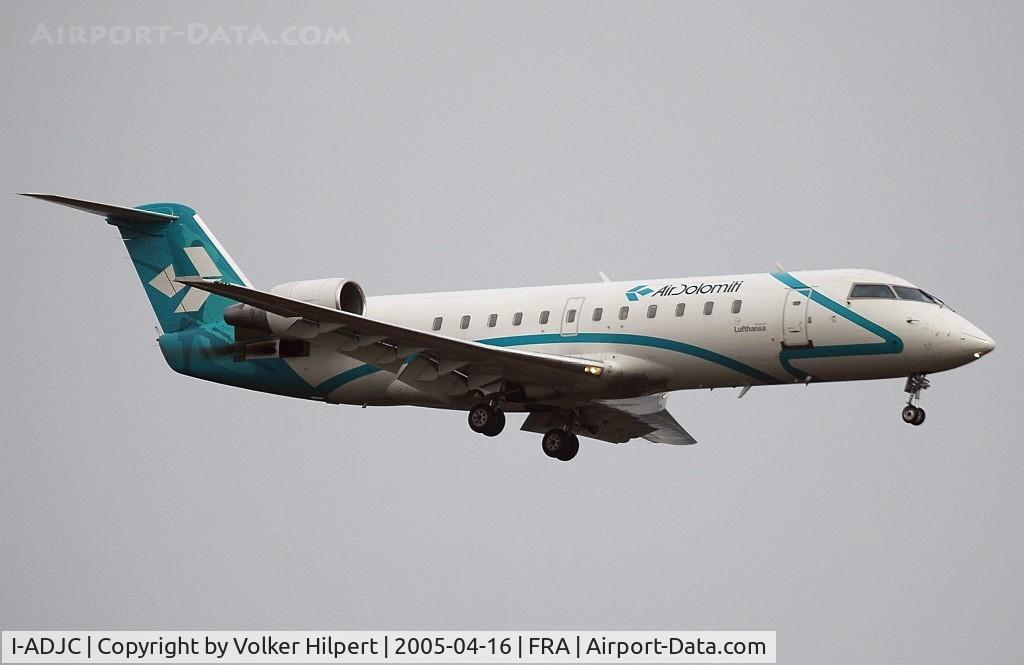 I-ADJC, 2001 Canadair CRJ-200LR (CL-600-2B19) C/N 7494, Bombardier CRJ 200LR