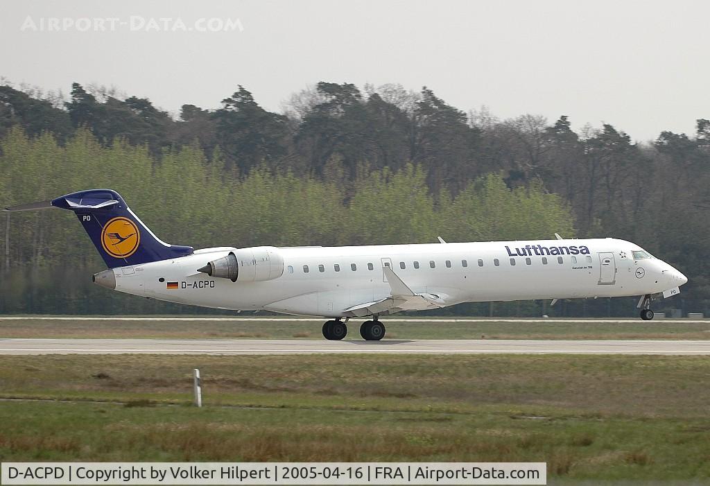 D-ACPD, 2001 Canadair CRJ-701ER (CL-600-2C10) Regional Jet C/N 10015, Bombardier CRJ 701ER