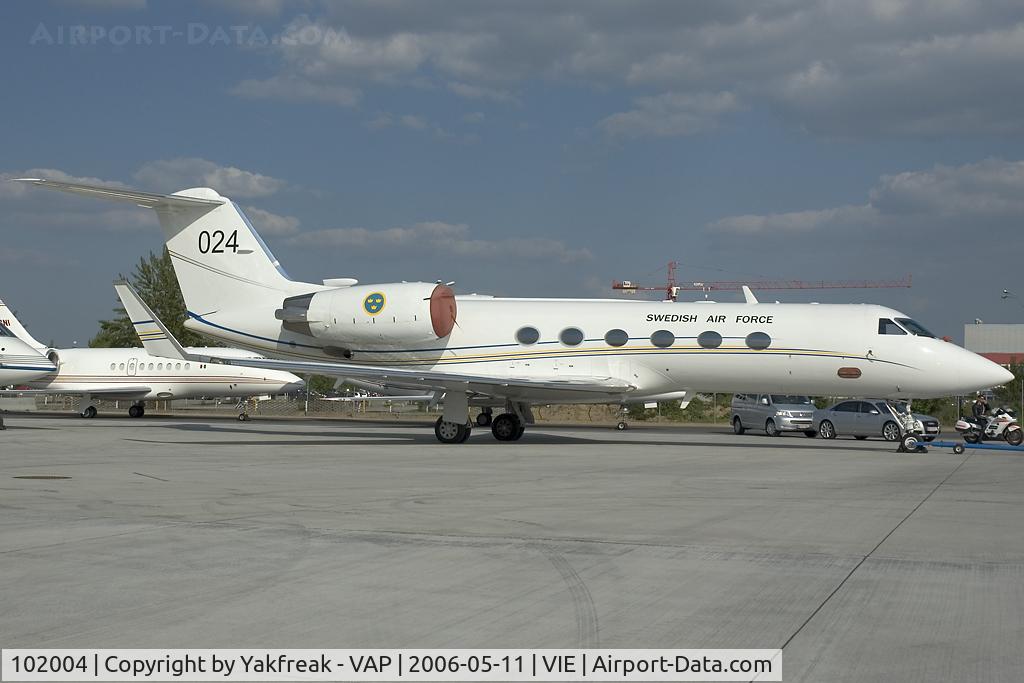 102004, Gulfstream Aerospace Tp102C (Gulfstream IV) C/N 1274, Swedish Air Force Gulfstream 4