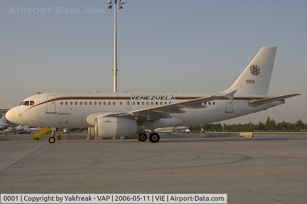 0001, 2001 Airbus ACJ319 (A319-133/CJ) C/N 1468, Venezuela Airbus 319