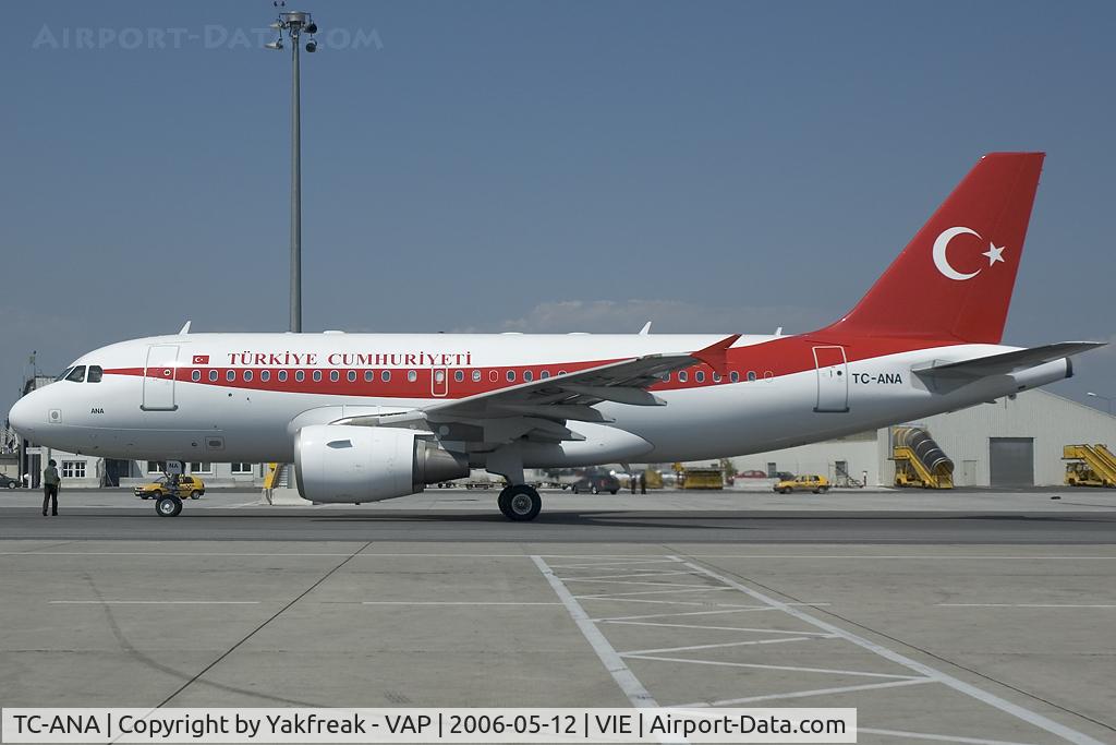 TC-ANA, 2000 Airbus ACJ319 (A319-115/CJ) C/N 1002, Turkish Government Airbus 319