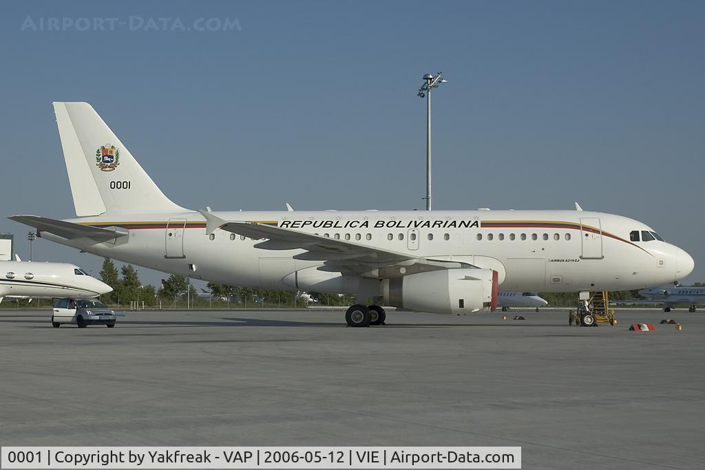 0001, 2001 Airbus ACJ319 (A319-133/CJ) C/N 1468, Venezuela Airbus 319