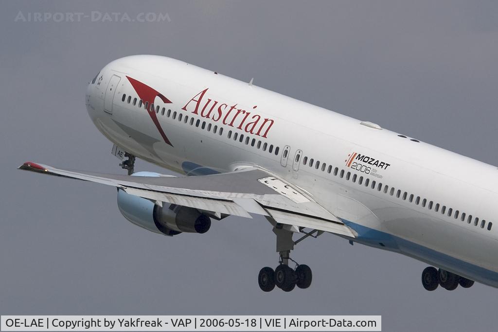 OE-LAE, 2000 Boeing 767-3Z9/ER C/N 30383, Austrian Airlines Boeing 767-300
