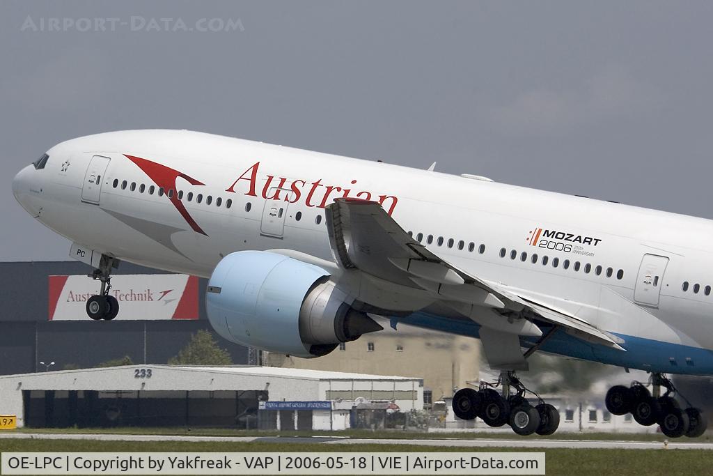 OE-LPC, 2002 Boeing 777-2Z9/ER C/N 29313, Austrian Airlines Boeing 777-200