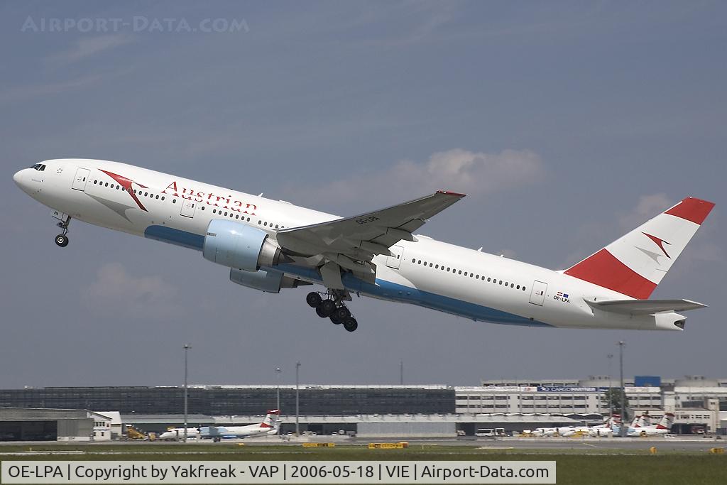 OE-LPA, 1997 Boeing 777-2Z9/ER C/N 28698, Austrian Airlines Boeing 777-200