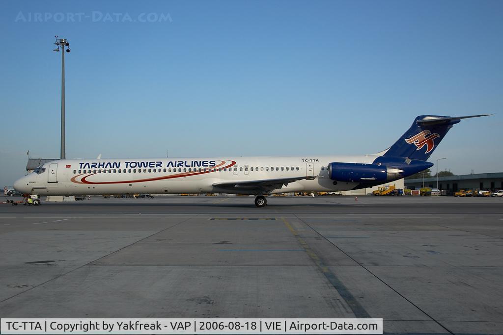 TC-TTA, 1982 McDonnell Douglas MD-82 (DC-9-82) C/N 48096/1057, Tarhan Tower Airlines MD80