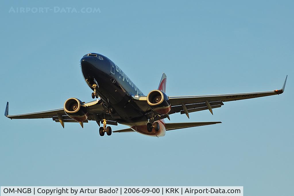 OM-NGB, 2005 Boeing 737-76N C/N 32695, SkyEurope