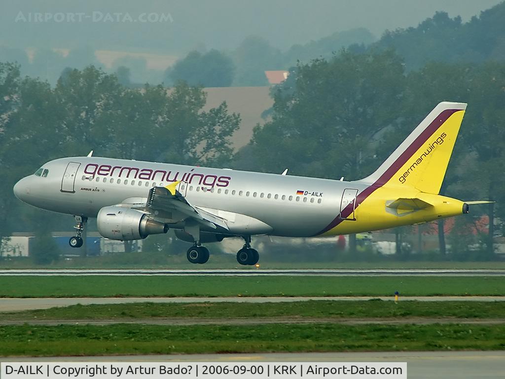 D-AILK, 1997 Airbus A319-114 C/N 679, Germanwings