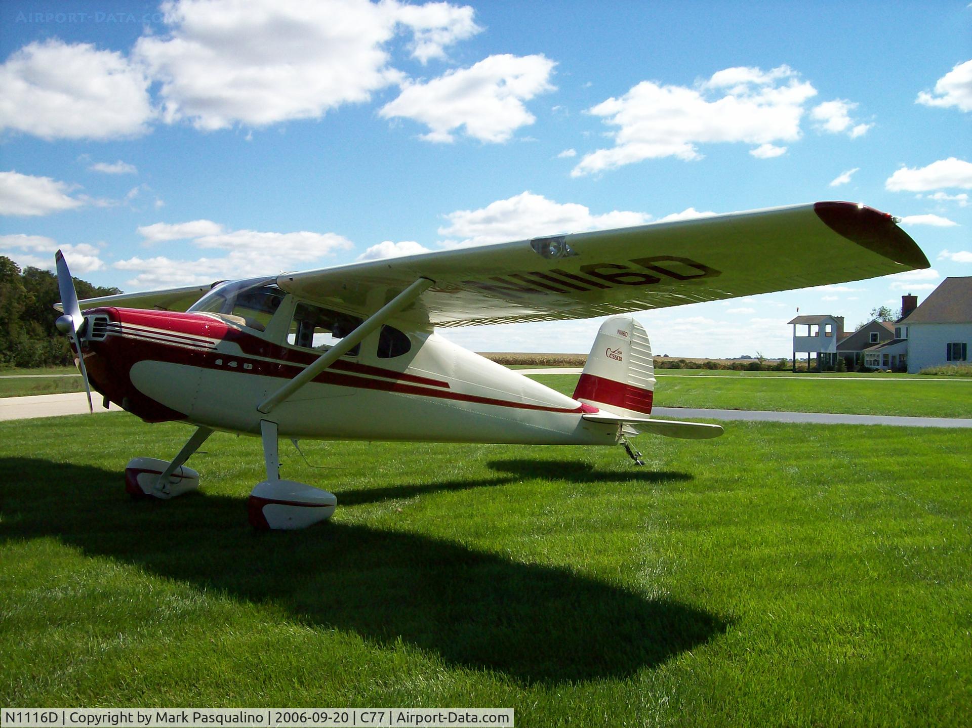 N1116D, 1951 Cessna 140A C/N 15680, Cessna 140A