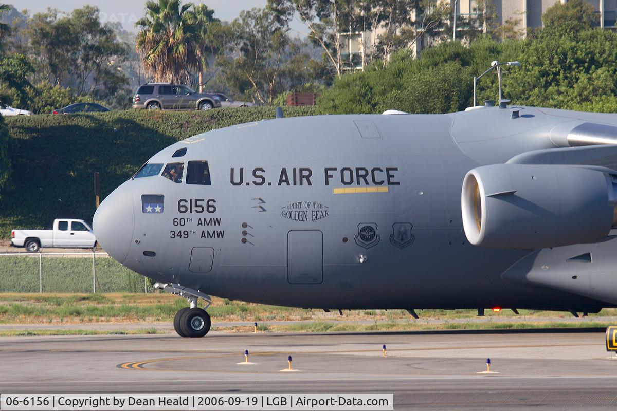 06-6156, 2006 Boeing C-17A Globemaster III C/N F-163/P-156, Close-up showing the detail on the nose of 