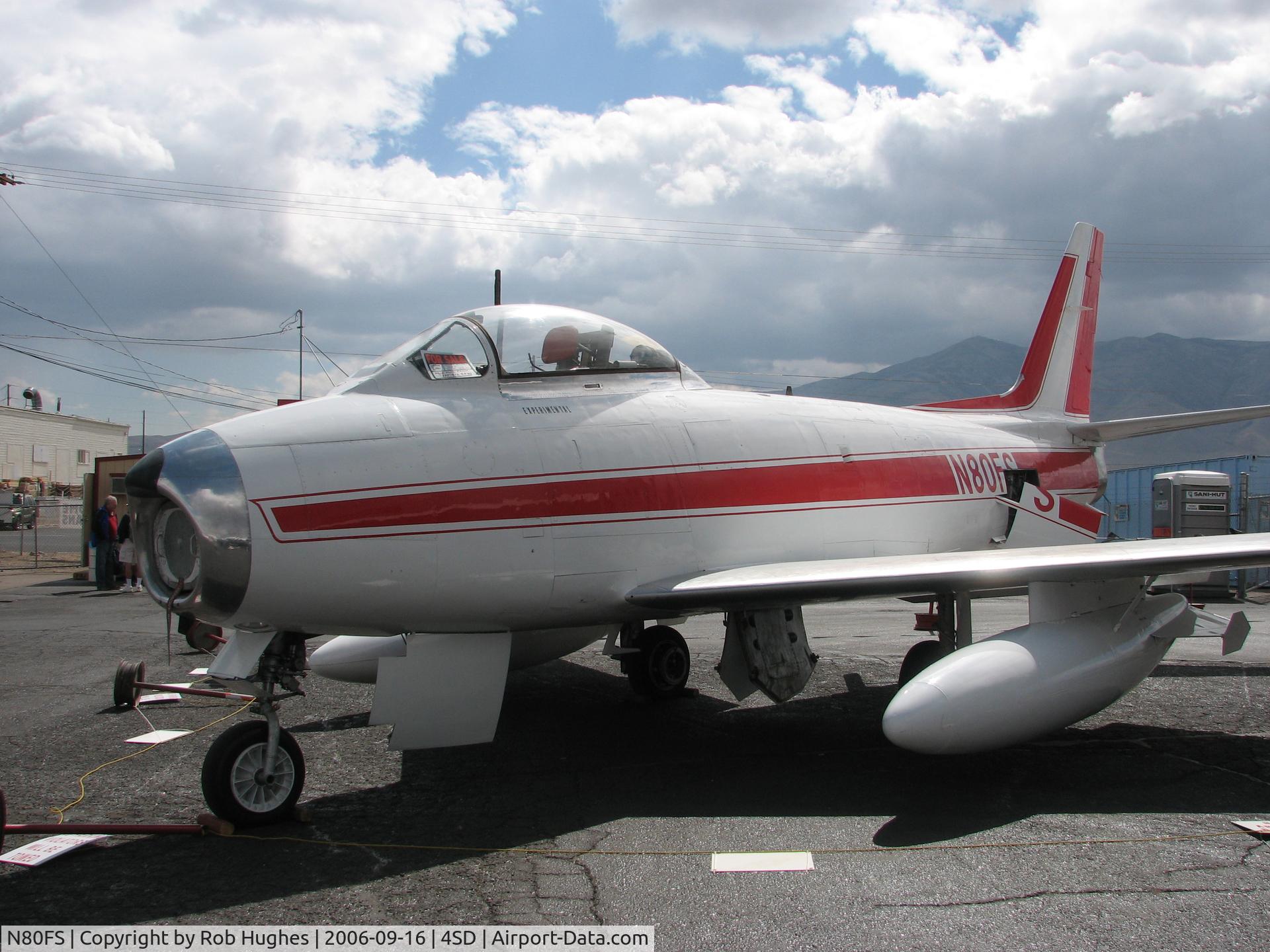 N80FS, 1958 Canadair CL-13B Sabre 6 C/N S6-1675, N80FS for sale at the Races