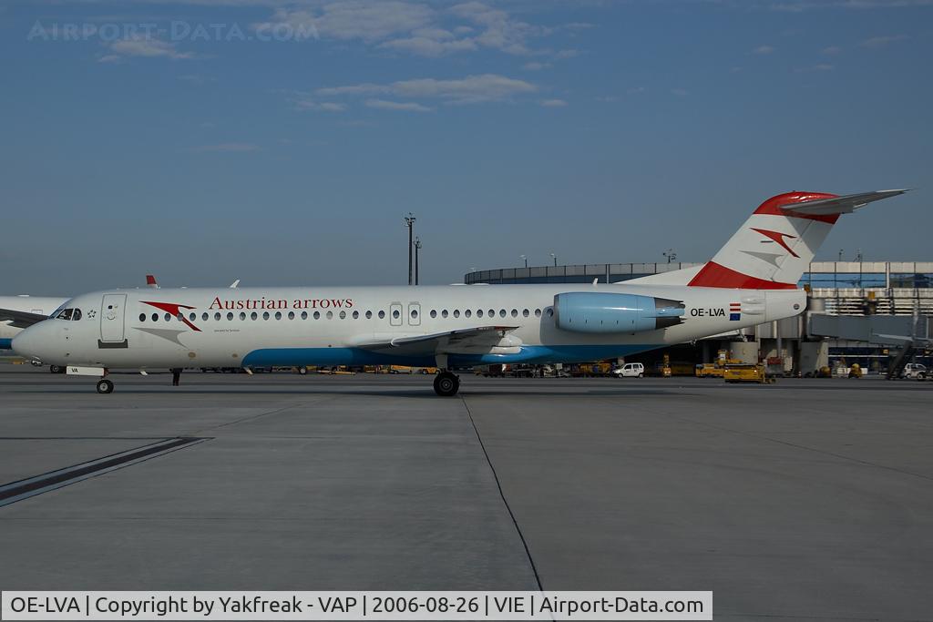 OE-LVA, 1994 Fokker 100 (F-28-0100) C/N 11490, Austrian Arrows Fokker 100