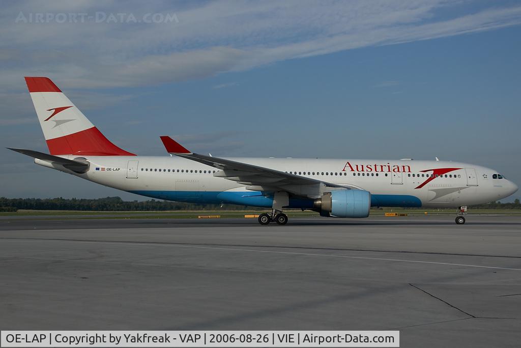 OE-LAP, 2000 Airbus A330-223 C/N 317, Austrian Airlines Airbus 330-200