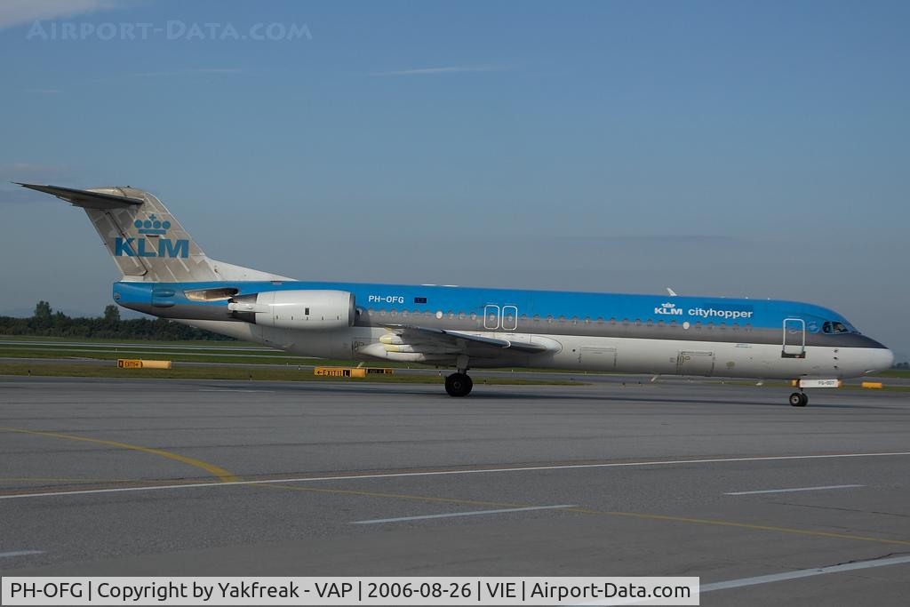 PH-OFG, Fokker 70 (F-28-0070) C/N 11275, KLM Fokker 100
