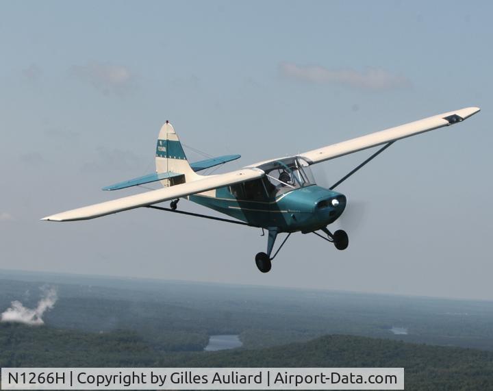 N1266H, 1948 Aeronca 15AC Sedan C/N 15AC-279, Aeronca over Wausau, WI