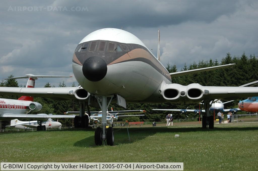 G-BDIW, 1962 De Havilland DH.106 Comet 4C C/N 6470, De Havilland Comet stored at Hermeskeil Museum Germany