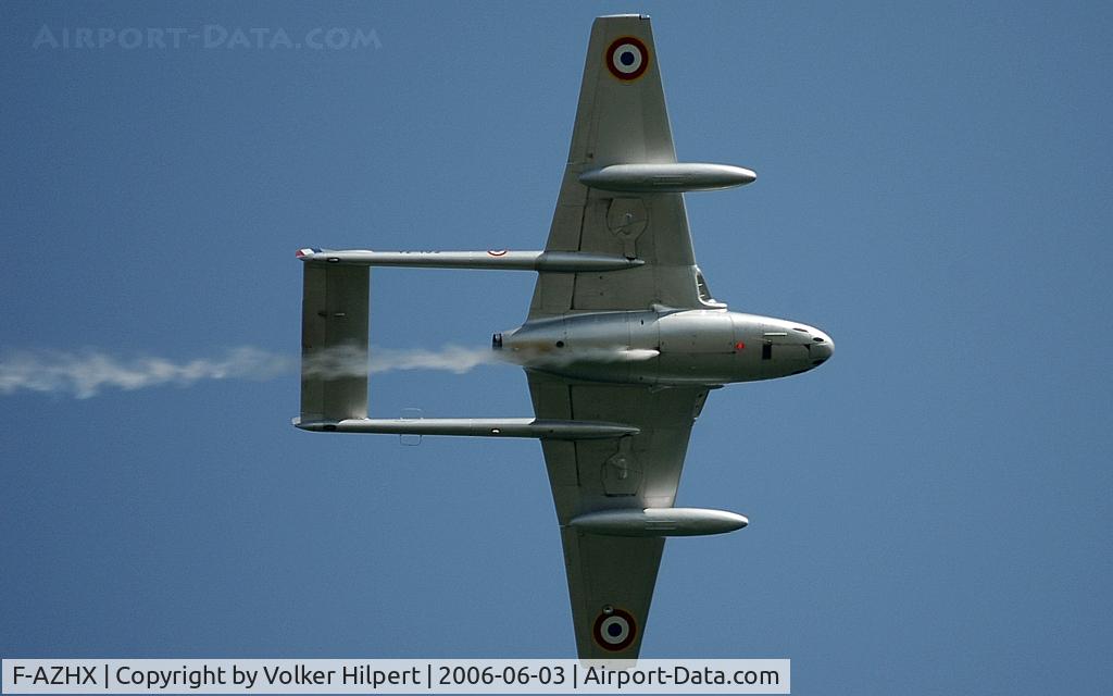F-AZHX, De Havilland (FFA) Vampire FB.6 (DH-100) C/N 624, De Havilland Vampire