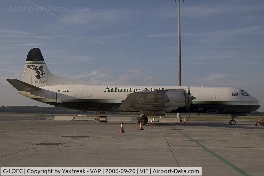 G-LOFC, 1959 Lockheed L-188C(F) Electra C/N 1100, Atlantic Airlines Lockheed Electra