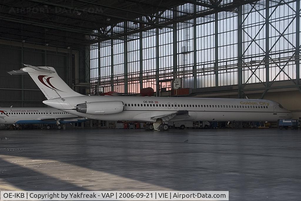 OE-IKB, 1986 McDonnell Douglas MD-83 (DC-9-83) C/N 49448, Golden City MD80 former N990PG