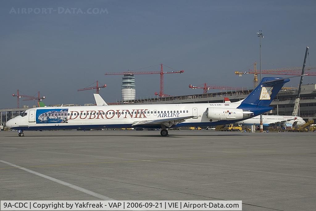 9A-CDC, 1982 McDonnell Douglas MD-82 (DC-9-82) C/N 49112, Dubrovnik Airlines MD80