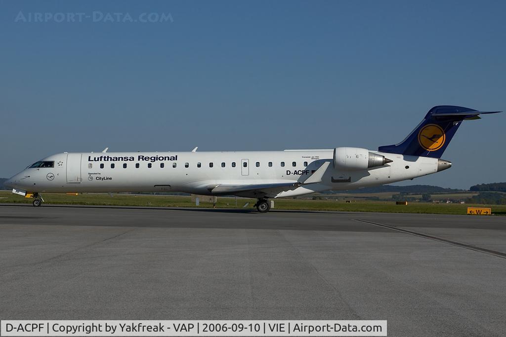 D-ACPF, 2001 Canadair CRJ-701ER (CL-600-2C10) Regional Jet C/N 10030, Lufthansa Regional Regionaljet 700