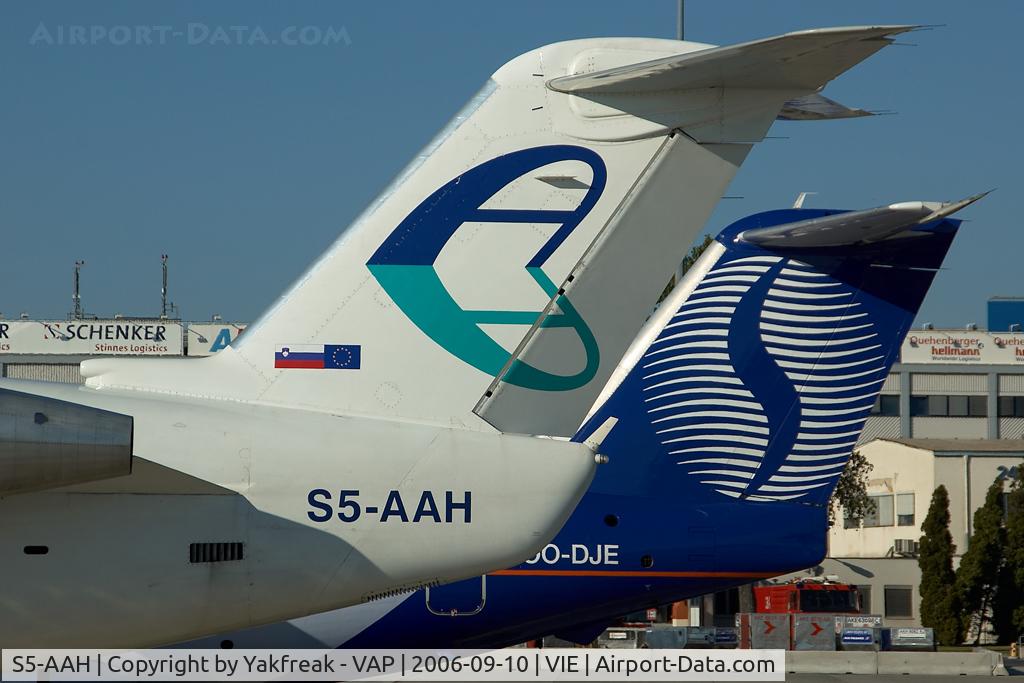 S5-AAH, 1994 Canadair CRJ-100LR (CL-600-2B19) C/N 7032, Adria Airways Regionaljet