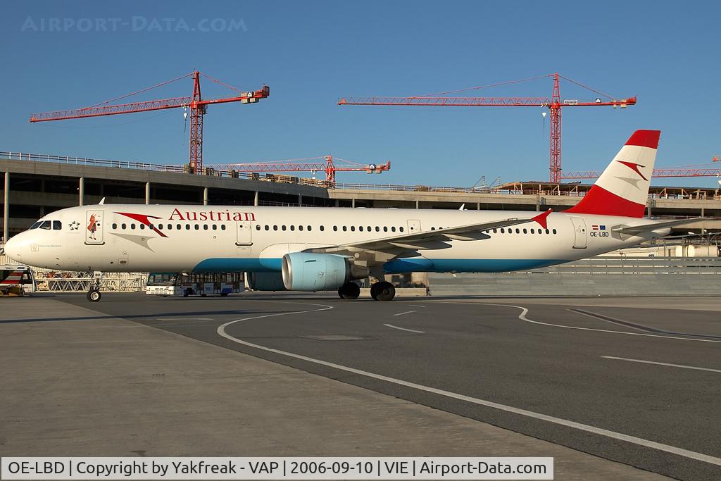 OE-LBD, 1998 Airbus A321-211 C/N 920, Austrian Airlines Airbus 321
