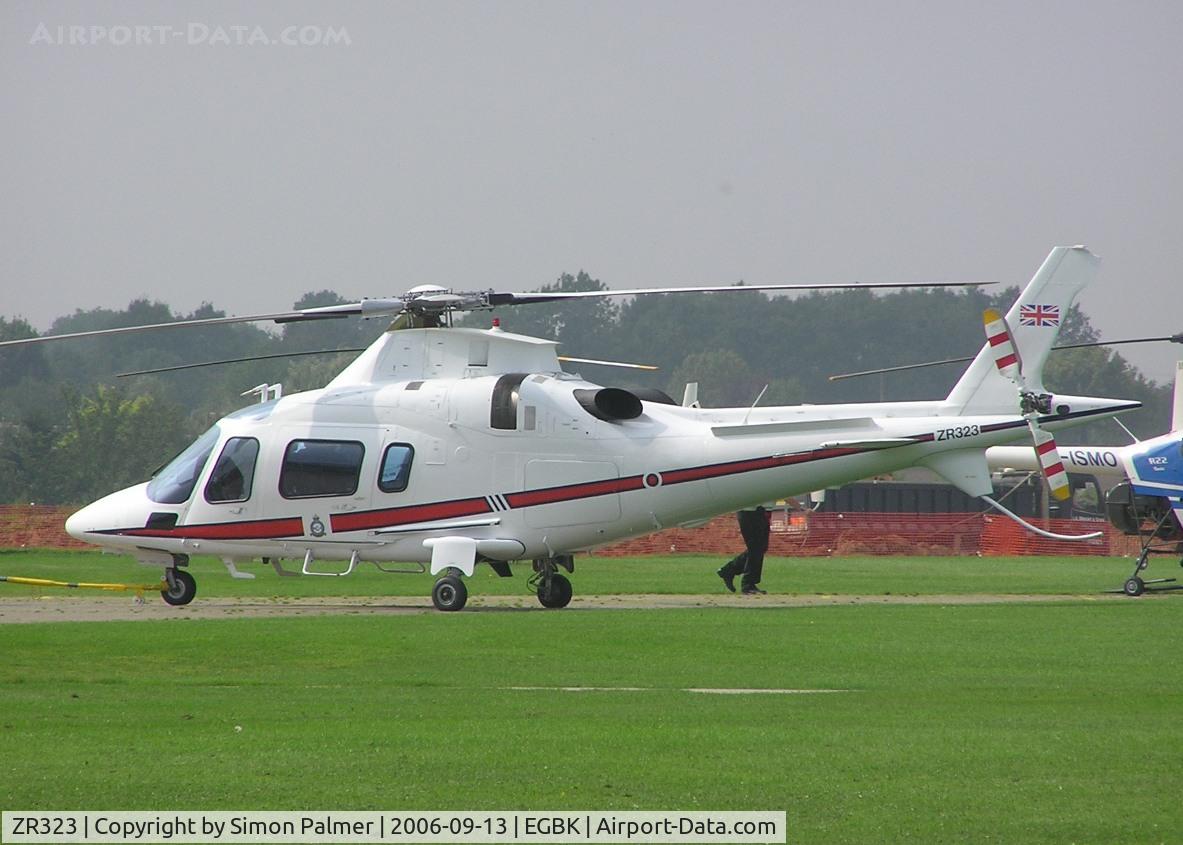ZR323, 2006 Agusta A-109E Power C/N 11665, Agusta A109 of Royal Air Force VIP squadron