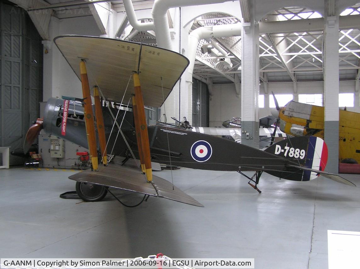 G-AANM, 1917 Bristol F.2B Fighter C/N 67626, Bristol F2B Fighter in Duxford Museum