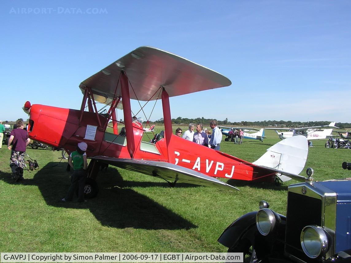 G-AVPJ, 1943 De Havilland DH-82A Tiger Moth II C/N 86326, DH82 Tiger Moth at the Vintage Fly-In at Turweston