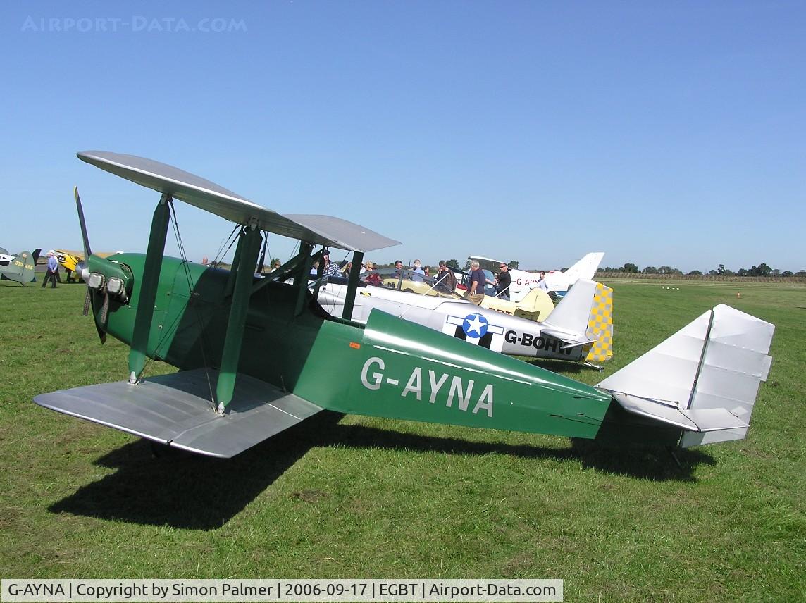 G-AYNA, 1973 Currie Wot C/N PFA 3016, Phoenix Currie Wot at Turweston for the fly-in