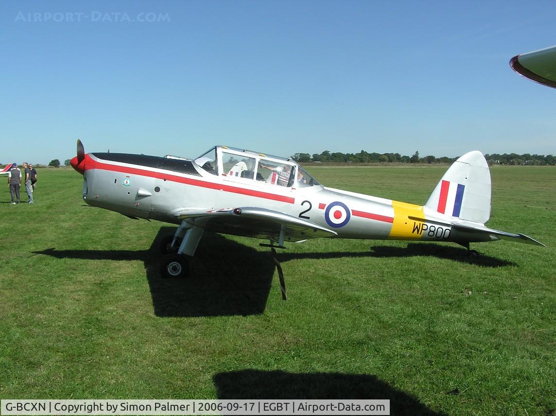 G-BCXN, 1952 De Havilland DHC-1 Chipmunk T.10 C/N C1/0692, Chipmunk in a smart 50s style RAF colour scheme