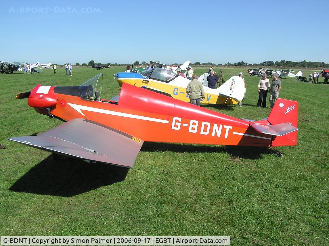 G-BDNT, 1957 Jodel D-92 Bebe C/N 397, Jodel D92 visiting the Turweston fly-in