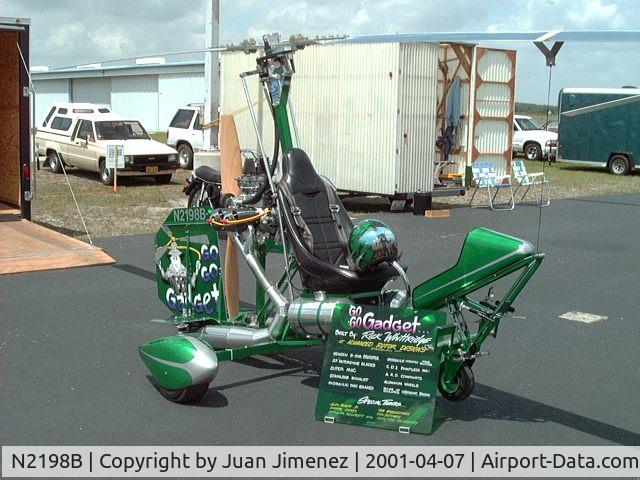 N2198B, 1996 Bensen B-8M Gyrocopter C/N EX-1, Benson Gyro