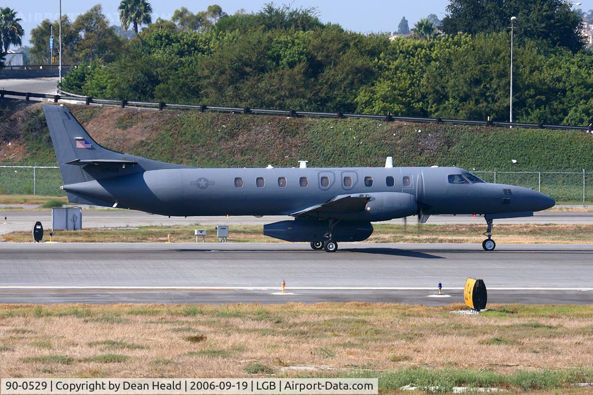 90-0529, 1990 Fairchild Swearingen C-26B Metro 23 C/N DC-791M, California ANG 194th FS - 90-0529 C-26B (counter drug) aircraft preparing for departure from RWY 30.