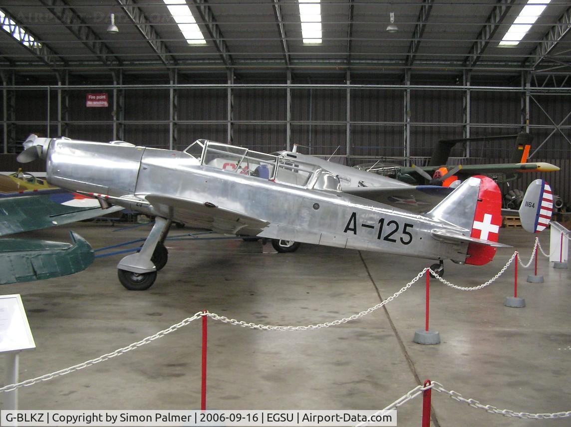 G-BLKZ, 1948 Pilatus P2-05 C/N 45, Pilatus P2 preserved in Swiss AF colours at Duxford