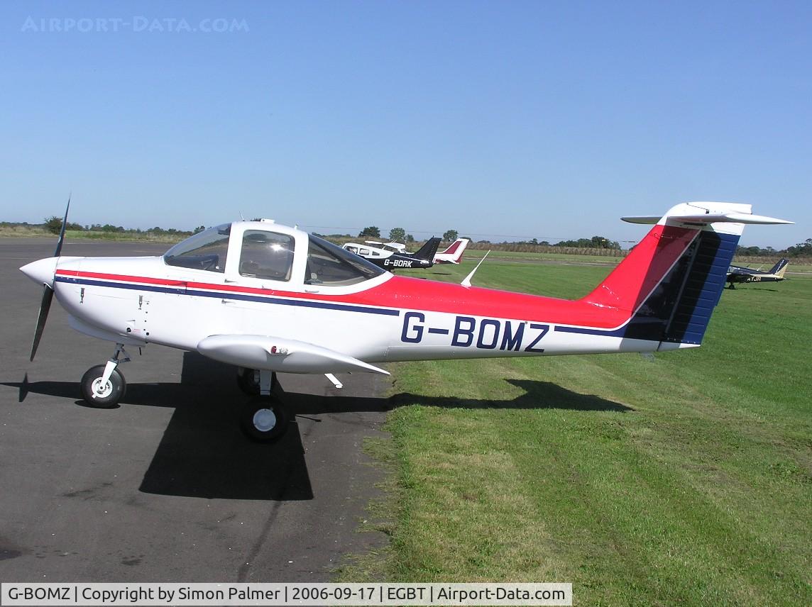G-BOMZ, 1978 Piper PA-38-112 Tomahawk Tomahawk C/N 38-78A0635, PA38 Tomahawk on a return visit to Turweston