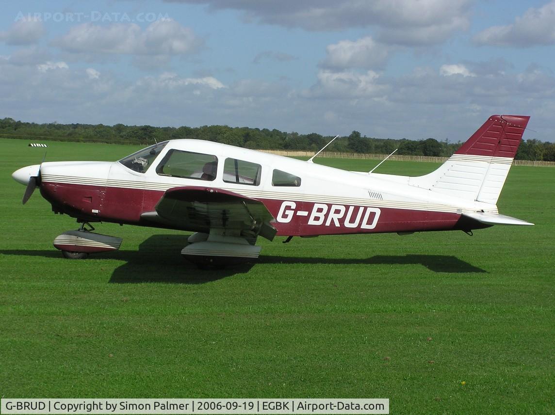 G-BRUD, 1983 Piper PA-28-181 Cherokee Archer II C/N 28-8390010, Cherokee visiting Sywell