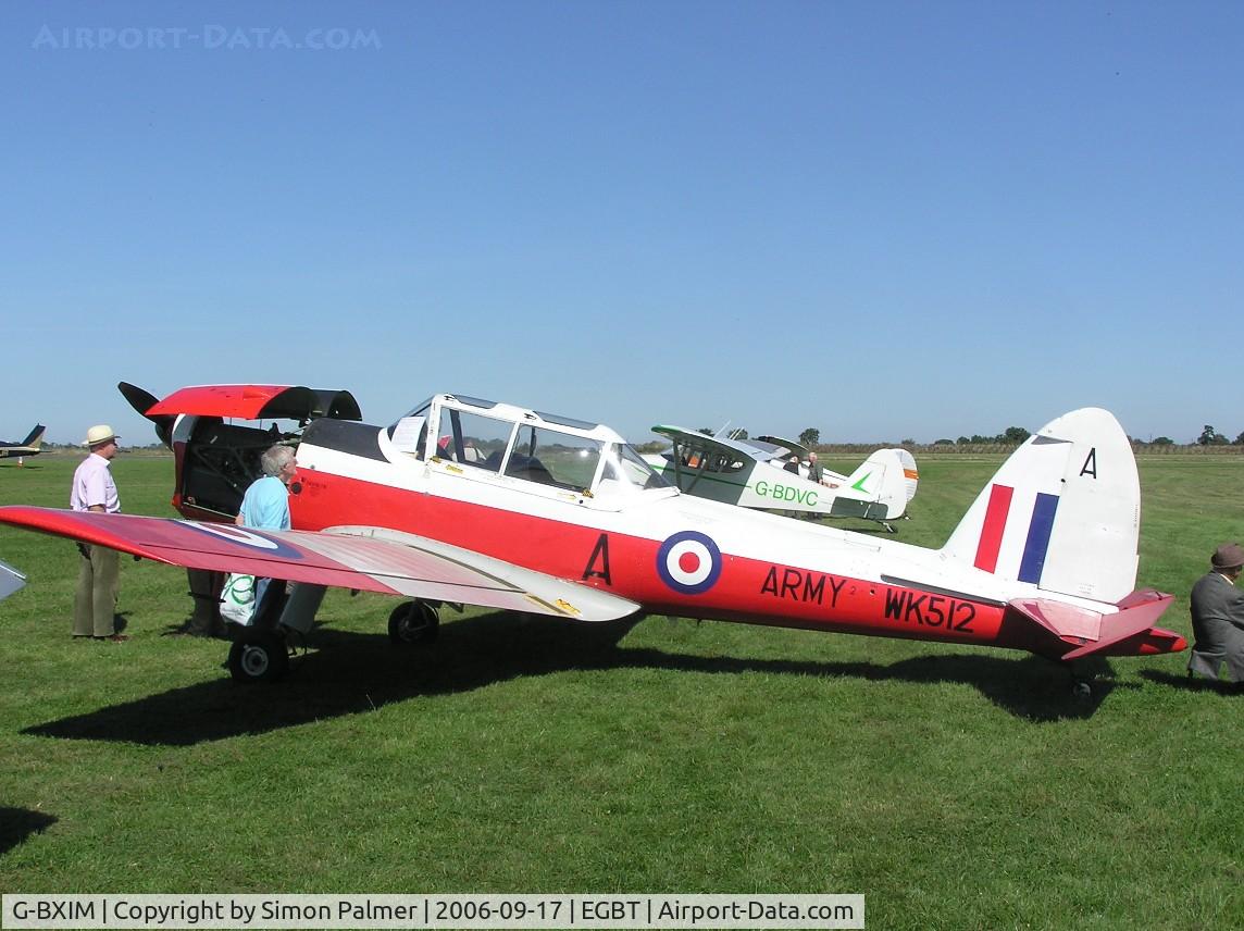 G-BXIM, 1951 De Havilland DHC-1 Chipmunk 22 C/N C1/0548, Chipmunk in Army colours at Turweston