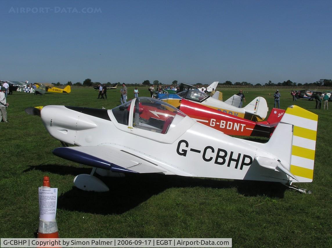 G-CBHP, 2005 Corby CJ-1 Starlet C/N PFA 134-12498, Corby Starlet in the sunshine at Turweston