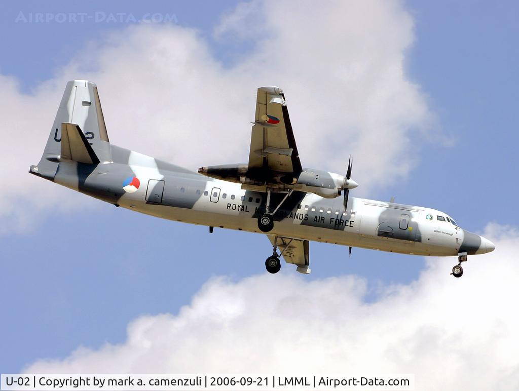 U-02, 1996 Fokker 60UTA-N C/N 20324, FOKKER 50