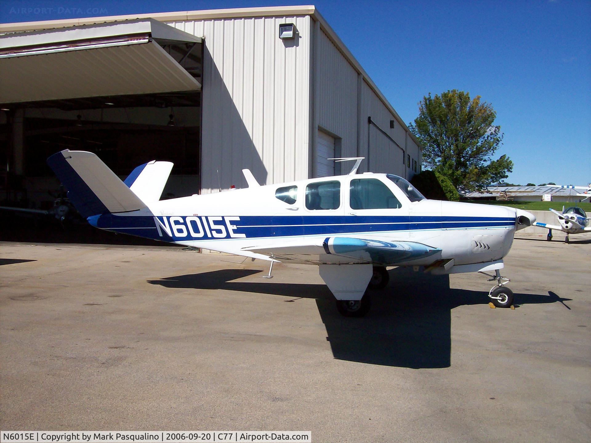 N6015E, 1959 Beech K35 Bonanza C/N D-5941, Beech K35