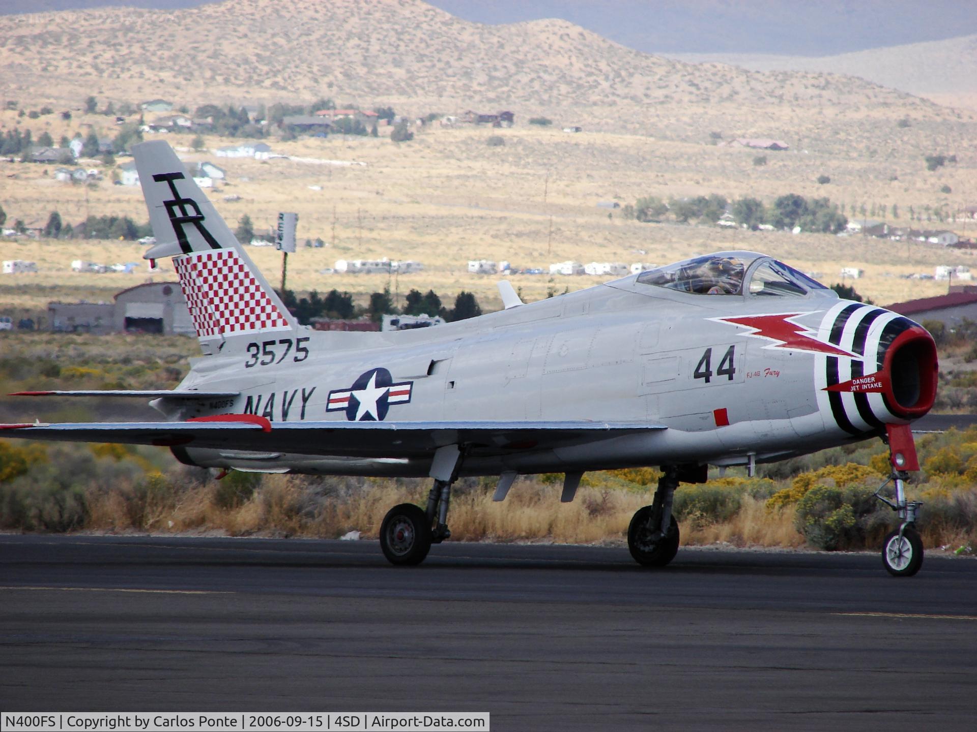 N400FS, 1958 North American AF-1E Fury C/N 244-83, Only one flying in the world
