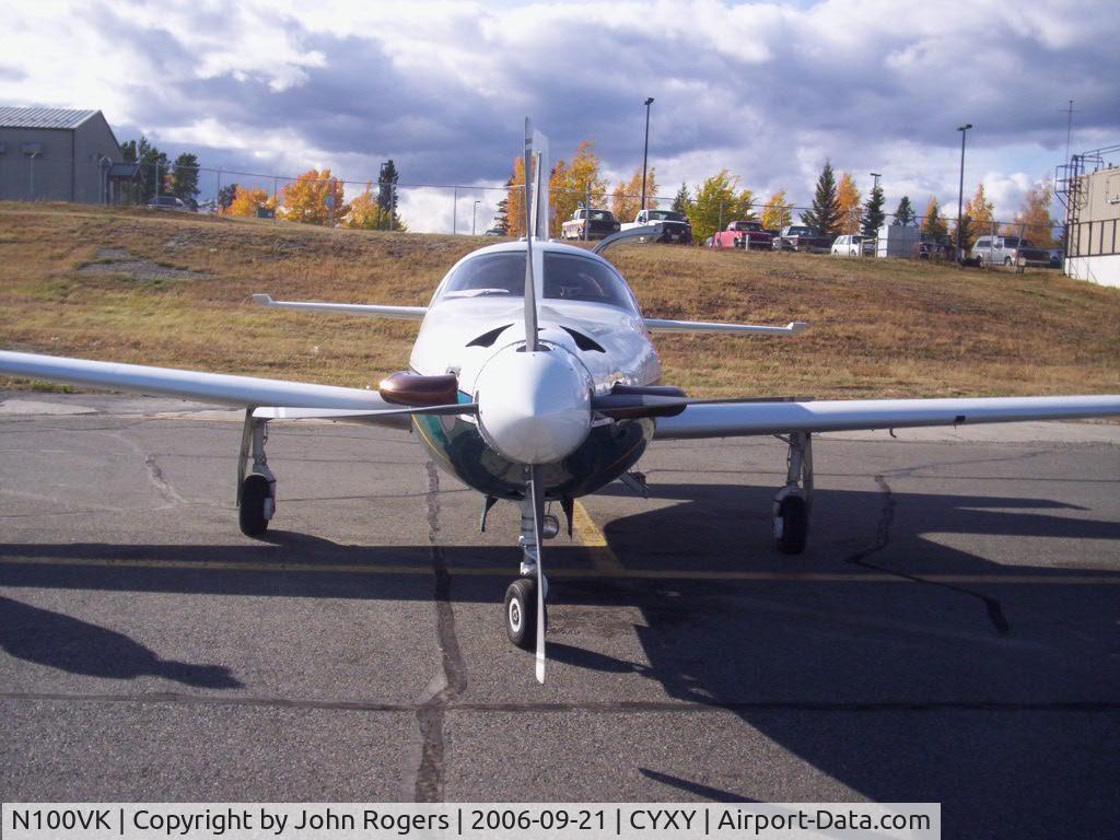 N100VK, 1994 Vk Leasing VK 100TP C/N 1, Head on picture of VK 100TP taken in Whitehorse, Yukon