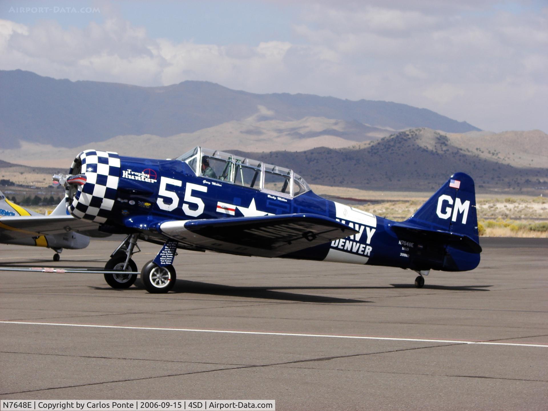 N7648E, 1942 North American SNJ-3 Texan C/N 78-6987, Trophy Hunter